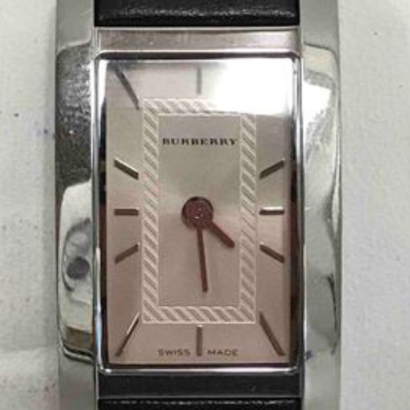 Burberry BU1053 Slim Black Leather Women\'s Watch main image 8